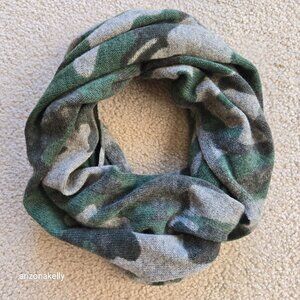 PERFECT Cashmere Camo Infinity Scarf Autumn Cashmere